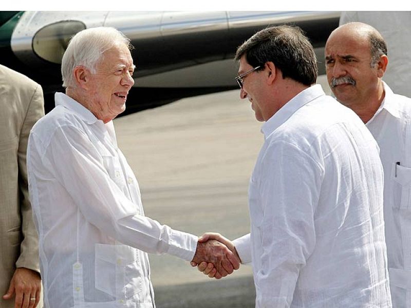 El expresidente de EE.UU., Jimmy Carter, visita Cuba en pleno proceso de reformas