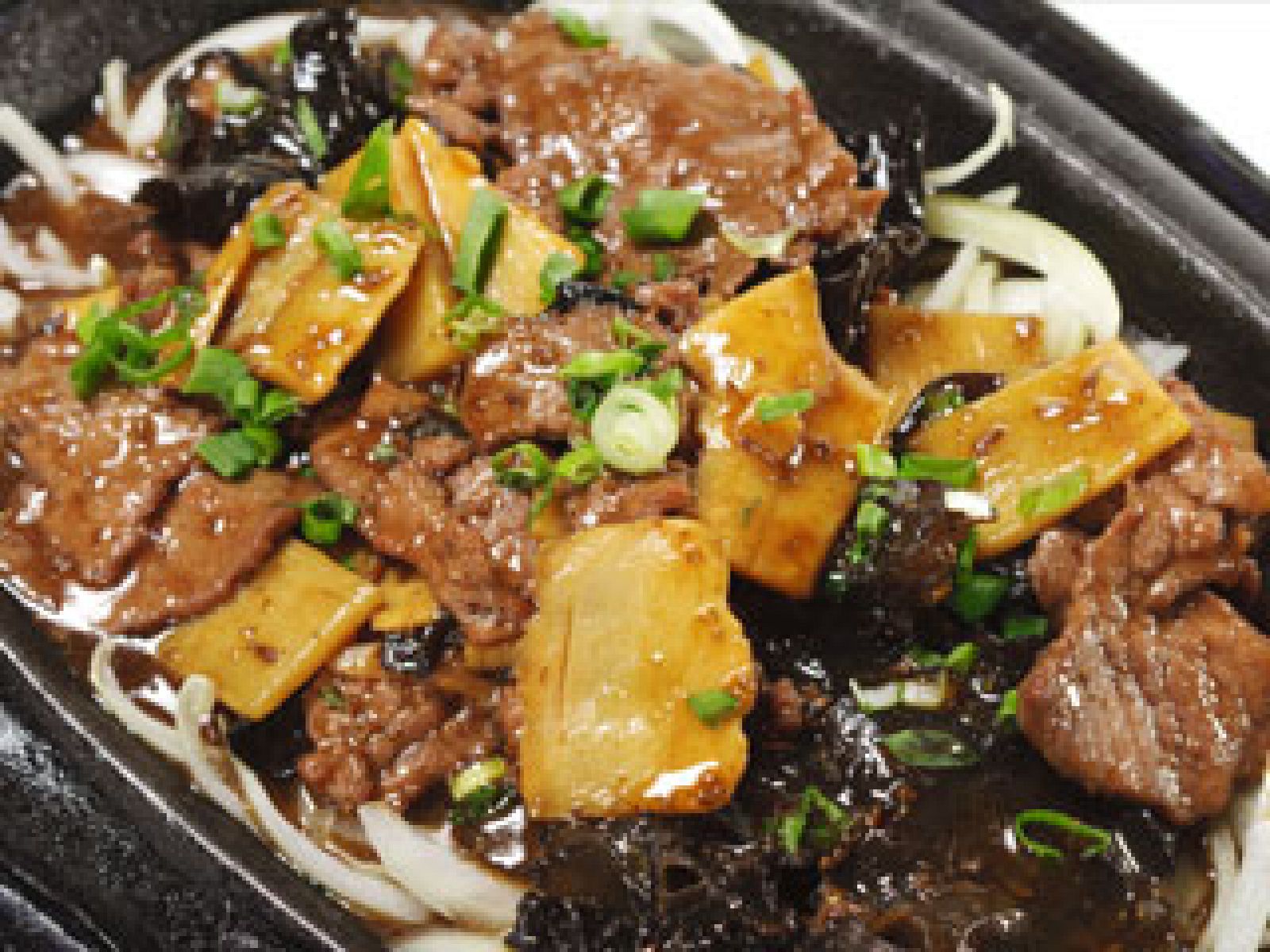 Destino: España - Murcia III - Ternera con champiñones