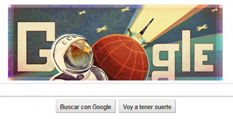 Google vuelve a poner en órbita a Yuri Gagarin