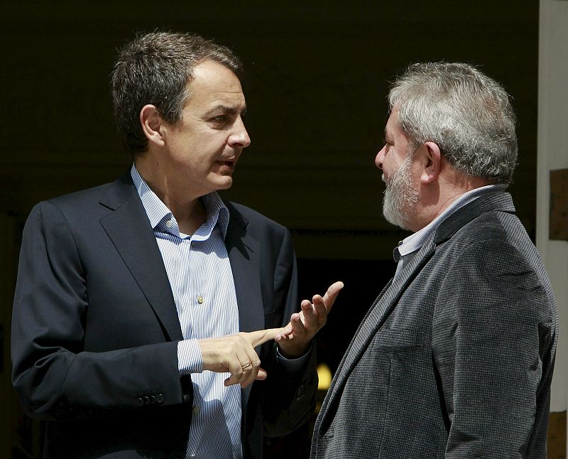 Zapatero recibe al expresidente de Brasil Lula  da Silva