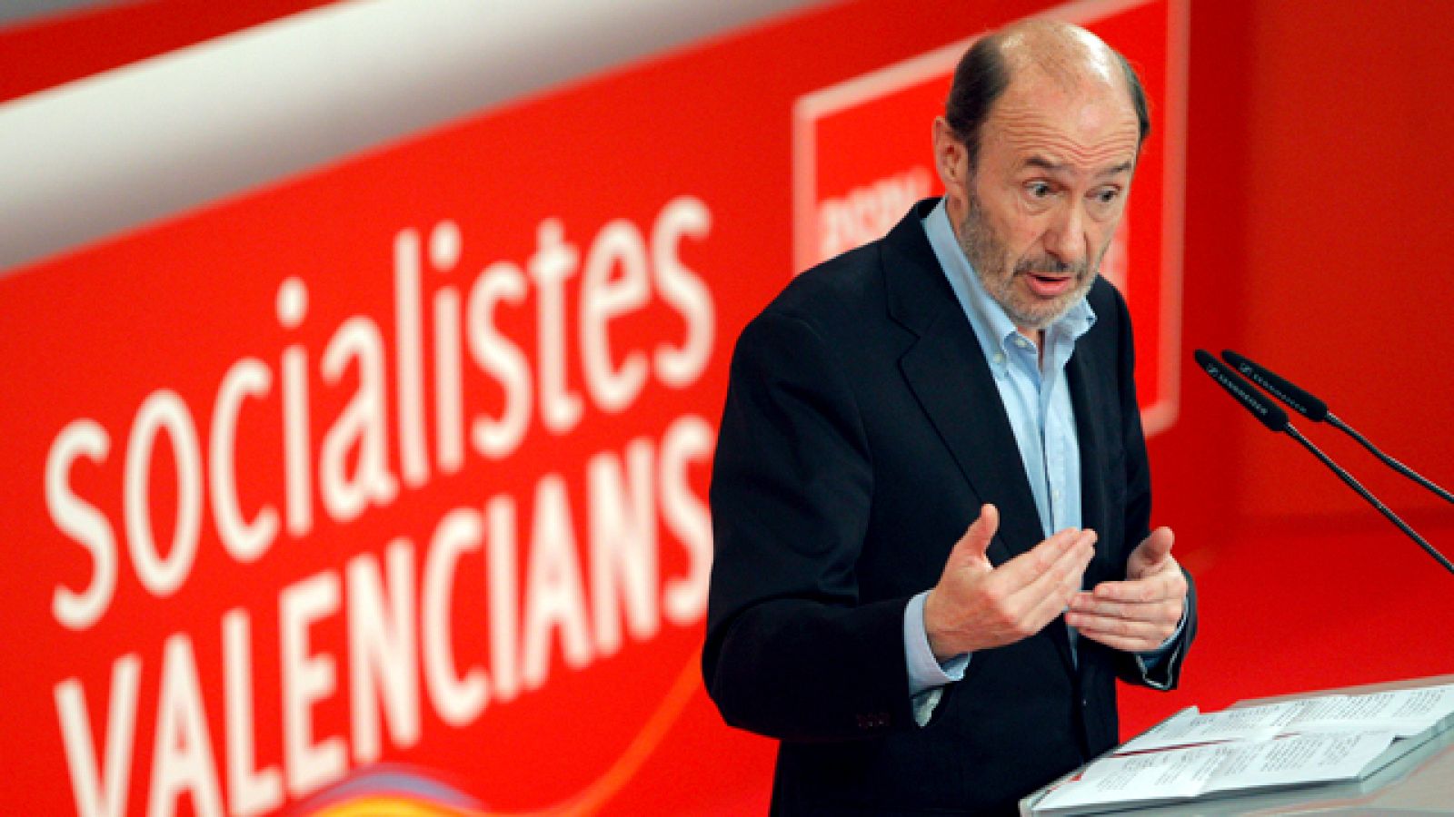 Rubalcaba: "Los populares solo buscan la crispación"