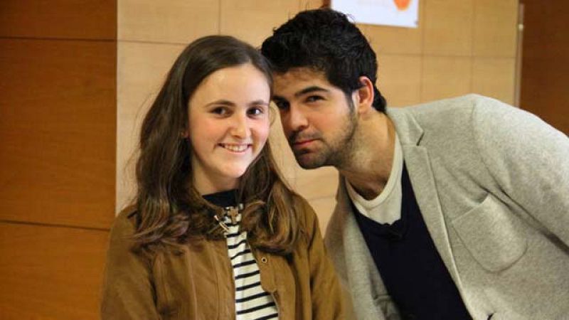 Miguel Ángel Muñoz descubre el trabajo con discapacitados del Hospital Fundación San José