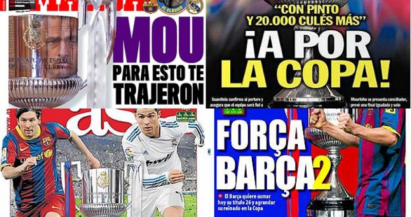 Ríos de tinta sobre la final de la Copa del Rey en la prensa deportiva