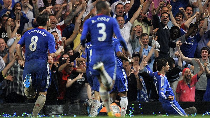 Fernando Torres marca su primer gol con el Chelsea
