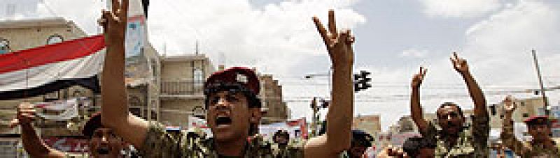 El presidente de Yemen dice ahora que sólo dejará el poder por medio de las urnas