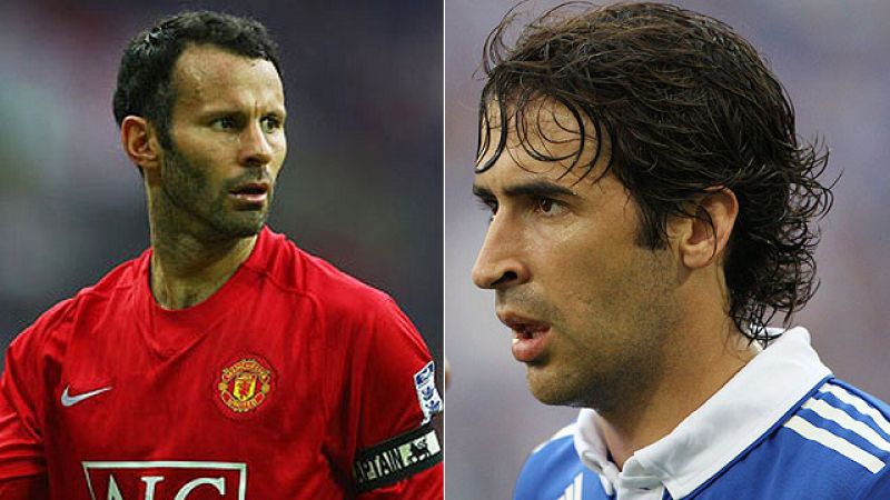 Raúl y Giggs, dos zurdos al servicio del fútbol