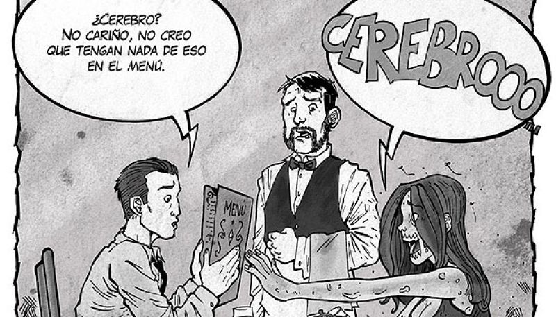 'Ella siempre me quiso por mi cerebro', la cara más divertida de los zombies