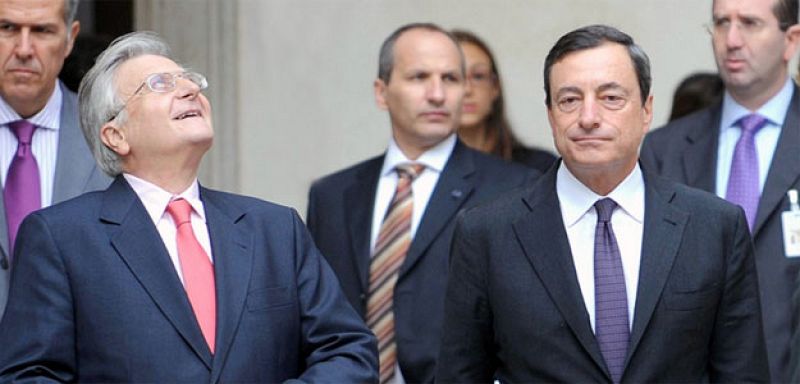 Draghi se perfila como el candidato favorito para suceder a Trichet en el BCE
