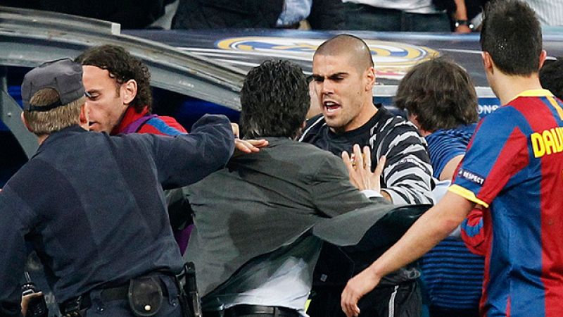 La tensión salta de la sala de prensa al césped del Bernabéu