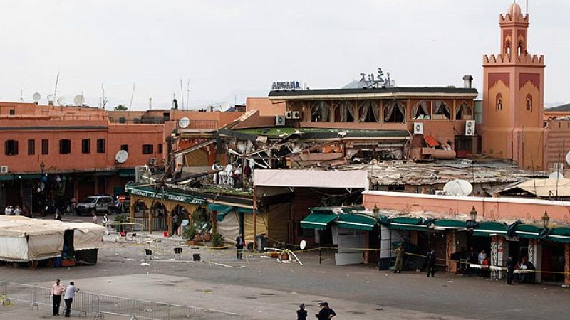 Un atentado en el centro turístico de Marraquech causa al menos 15 muertos