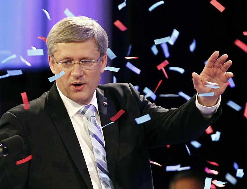 El conservador Harper gana con mayoría absoluta las elecciones anticipadas en Canadá