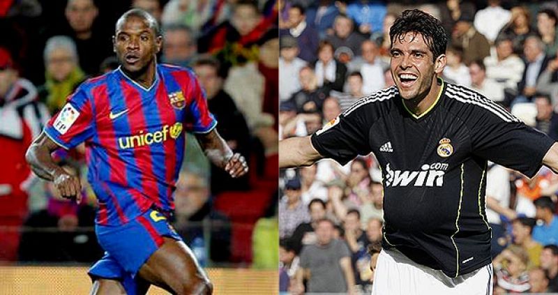 Abidal y Kaká, los ases que tienen en la manga Guardiola y Mourinho