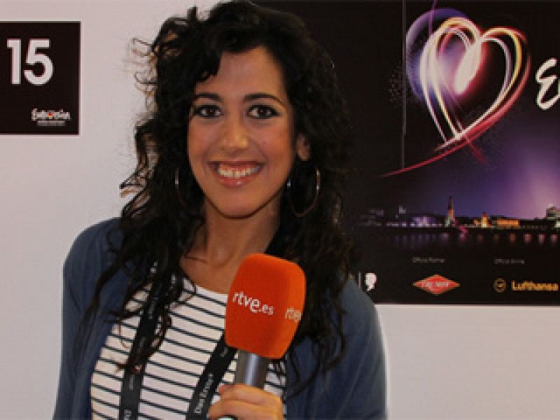 Lucía Pérez y los secretos en el backstage de Eurovisión 2011