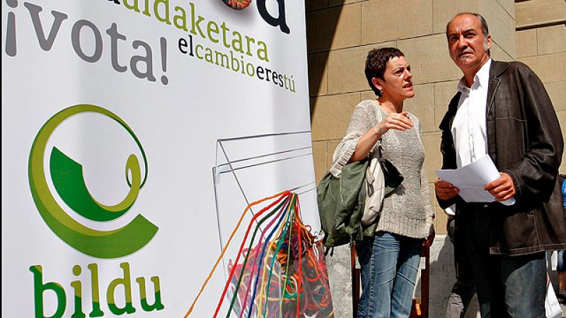 Bildu prepara un recurso ante la Junta Electoral por injurias tras el cartel exhibido por un etarra