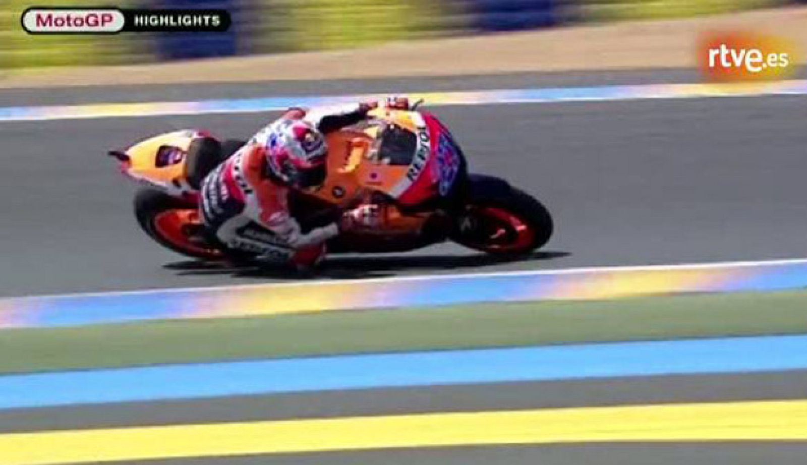 Casey Stoner se ha impuesto en los libres 1 y 2 por delante de Simoncelli y Pedrosa. Lorenzo ha sido quinto y Rossi noveno.