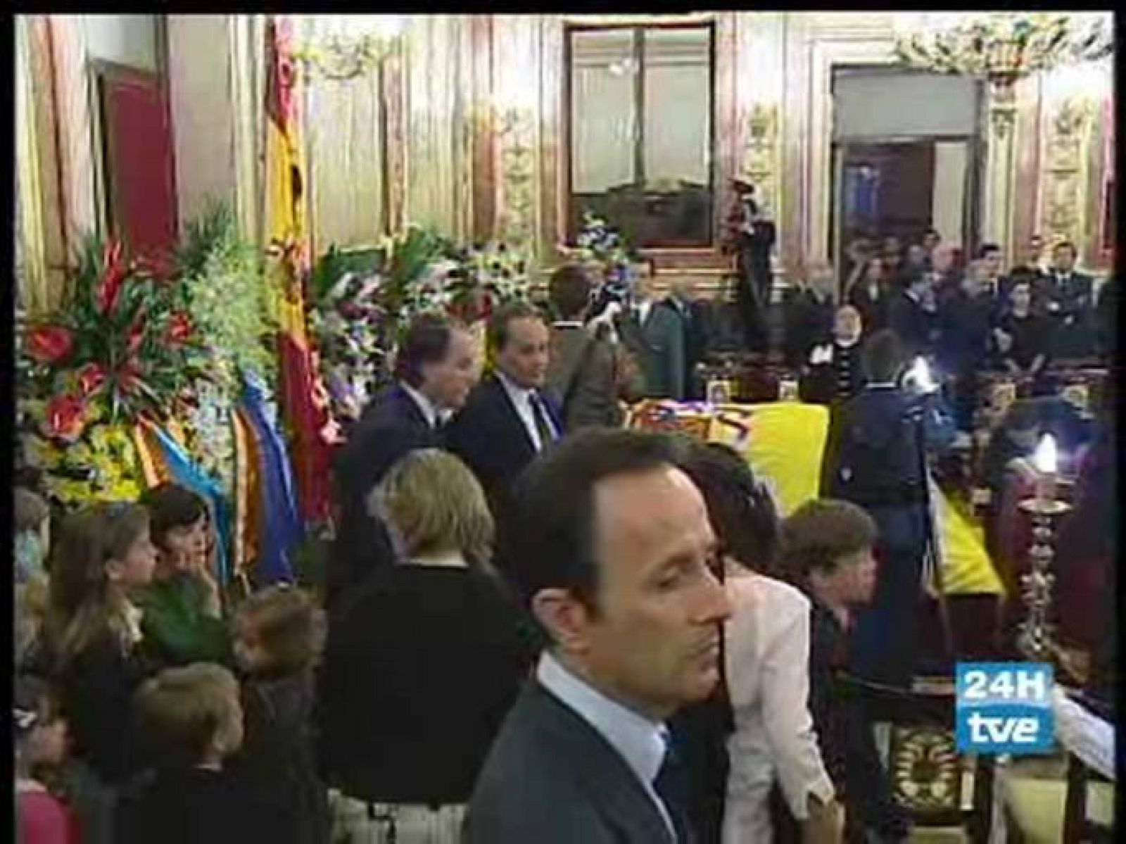 Capilla ardiente de Leopoldo Calvo-Sotelo