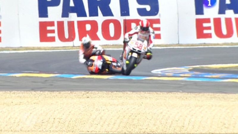 Pedrosa se fractura la clavícula derecha