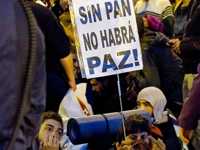 Libertad con cargos para los 18 detenidos en la manifestación de "Democracia real ya"