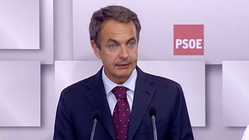 Zapatero culpa a la crisis de los resultados y descarta adelantar las elecciones generales