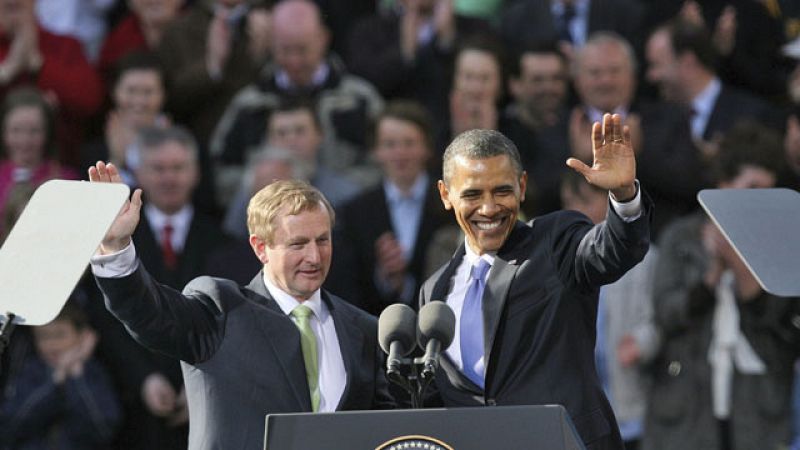 Obama lanza un mensaje de fe y esperanza a Irlanda: "Los días mejores están por llegar"