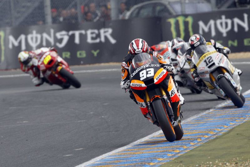 Márquez analiza el 'Circuit' de Catalunya