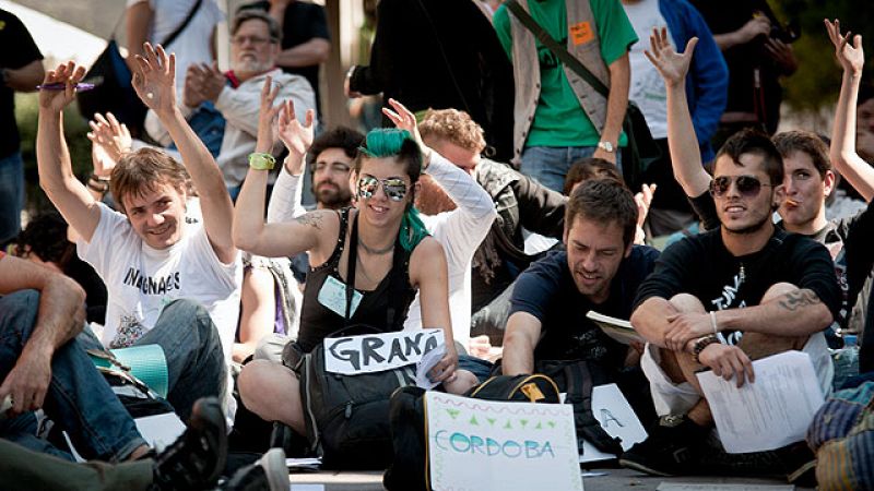 'Indignados' de toda España analizan este fin de semana el movimiento 15M en Madrid