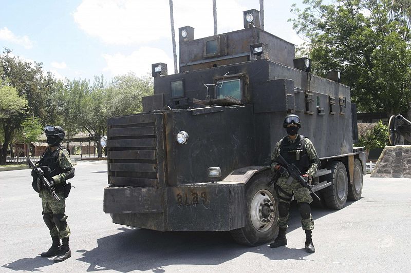 El Ejército mexicano localiza un taller donde el narcotráfico fabricaba tanques artesanales