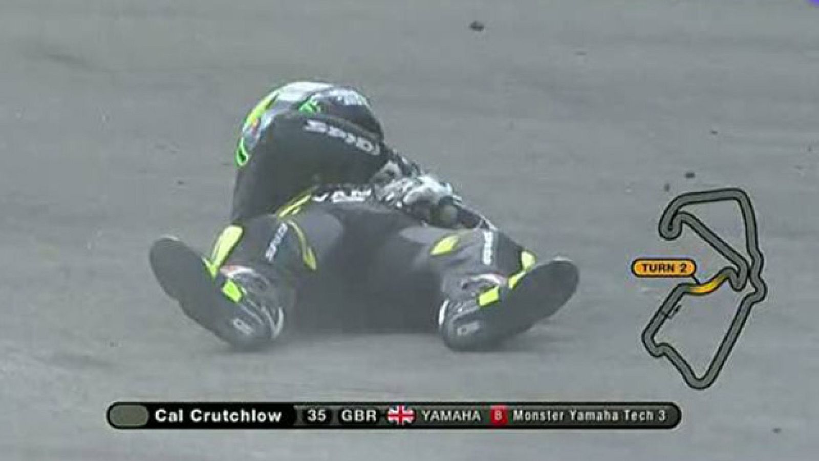 Crutchlow se rompe la clavícula | Ver