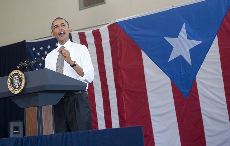 Obama realiza una visita histórica a Puerto Rico para tratar de conquistar el voto latino