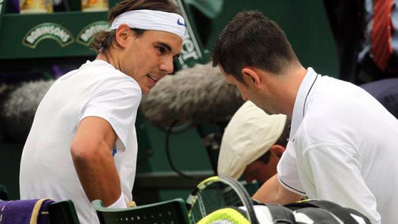 Nadal, un nº1 castigado por la lluvia