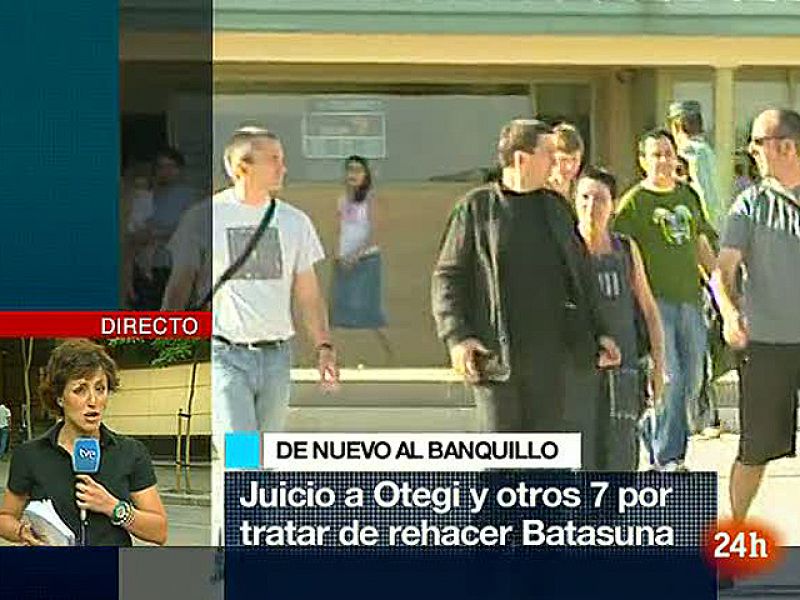 Arranca el juicio contra Otegi y otros siete dirigentes abertzales por intentar reconstruir Batasuna