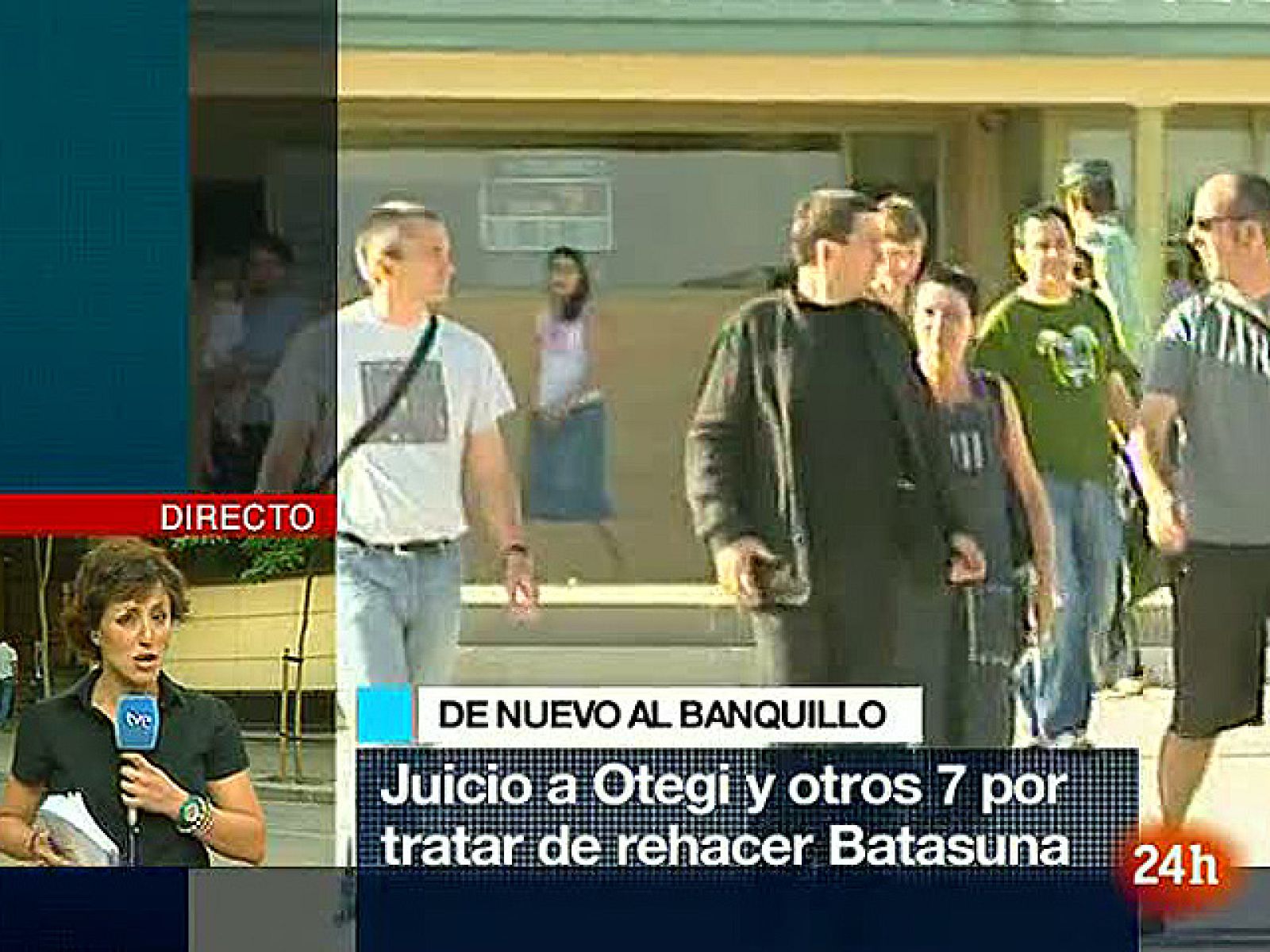 Arranca el juicio contra Otegi por intentar reconstruir Batasuna - Informativo 24h | Ver