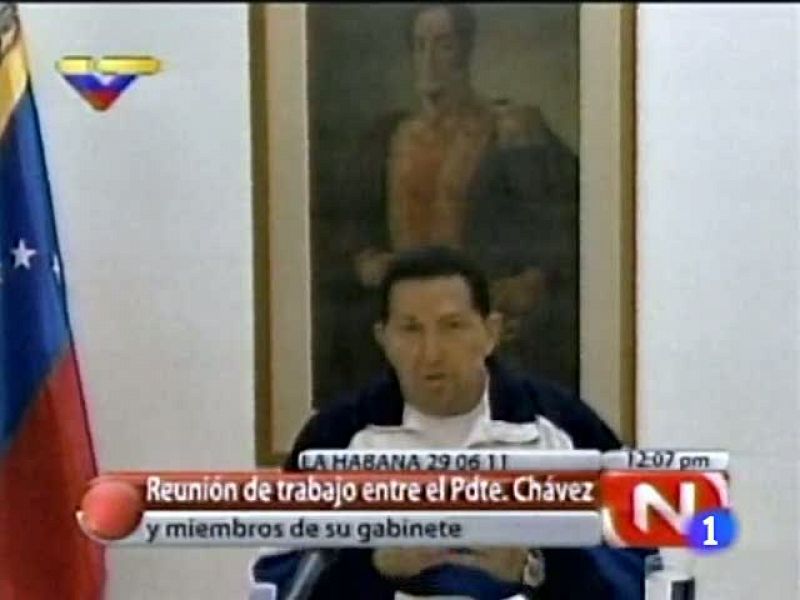 Chávez agradece el "huracán de amor" del pueblo venezolano por Twitter