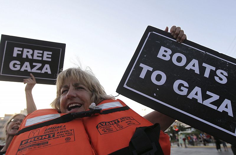 Grecia impide a otro barco de la Flotilla de la Libertad salir rumbo a Gaza