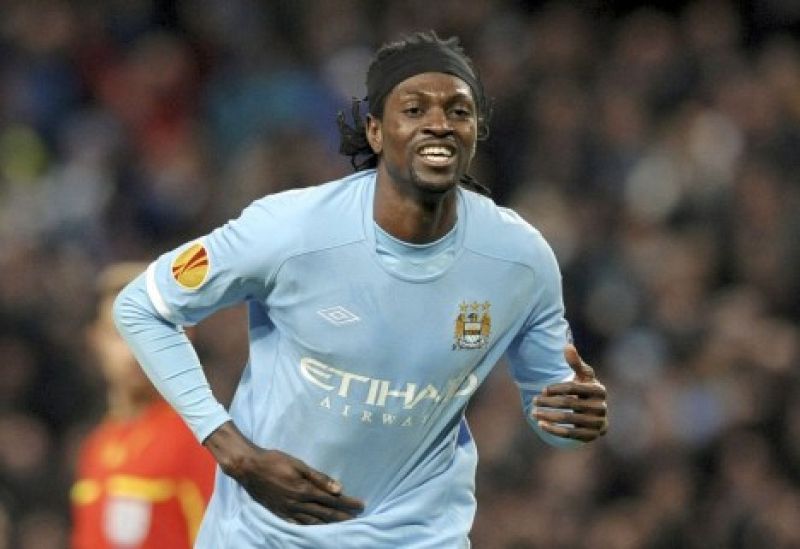 Adebayor, indignado con el Manchester City