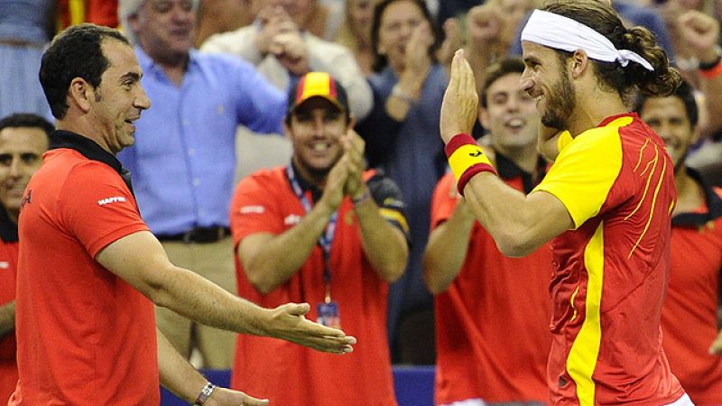 Las victorias de Feliciano y Ferrer motivan a la Armada para el dobles