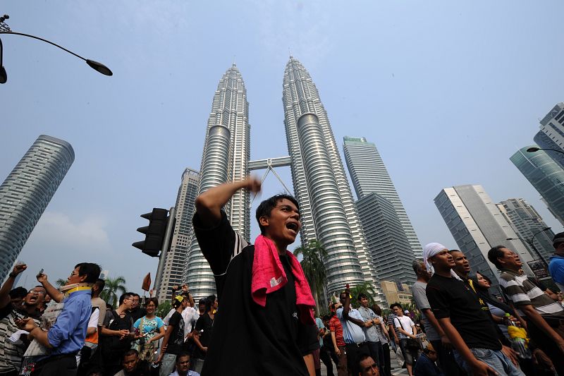 1.400 personas detenidas en Malasia durante una manifestación que exigía una reforma electoral