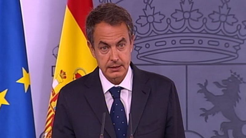 Zapatero pide "una respuesta europea" ante la presión de los mercados