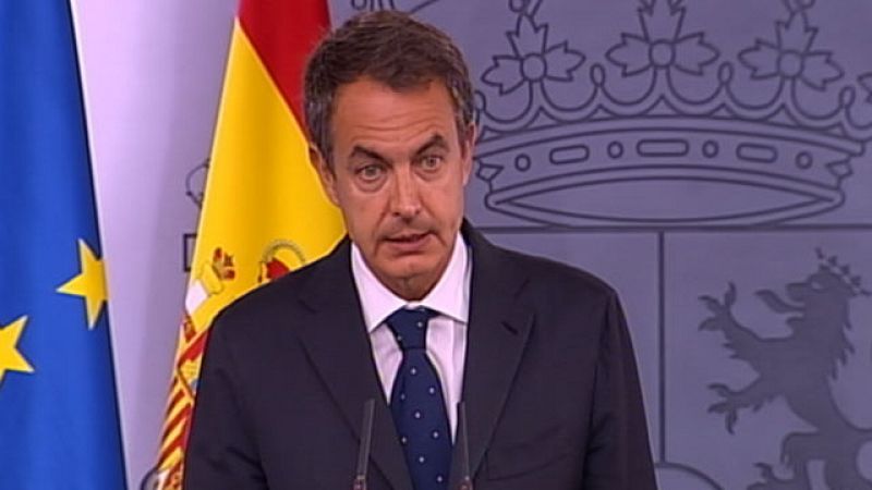 Zapatero pide "una respuesta europea" ante la presión de los mercados