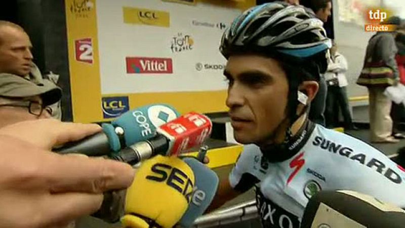Contador: "Solo he cedido unos segundos"