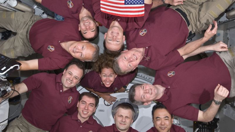 El último adiós del Atlantis a la Estación Espacial