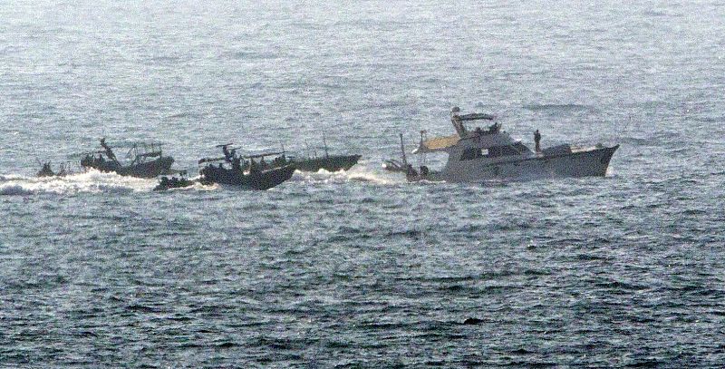 La marina israelí aborda el barco francés de la Flotilla de la Libertad que se dirigía a Gaza