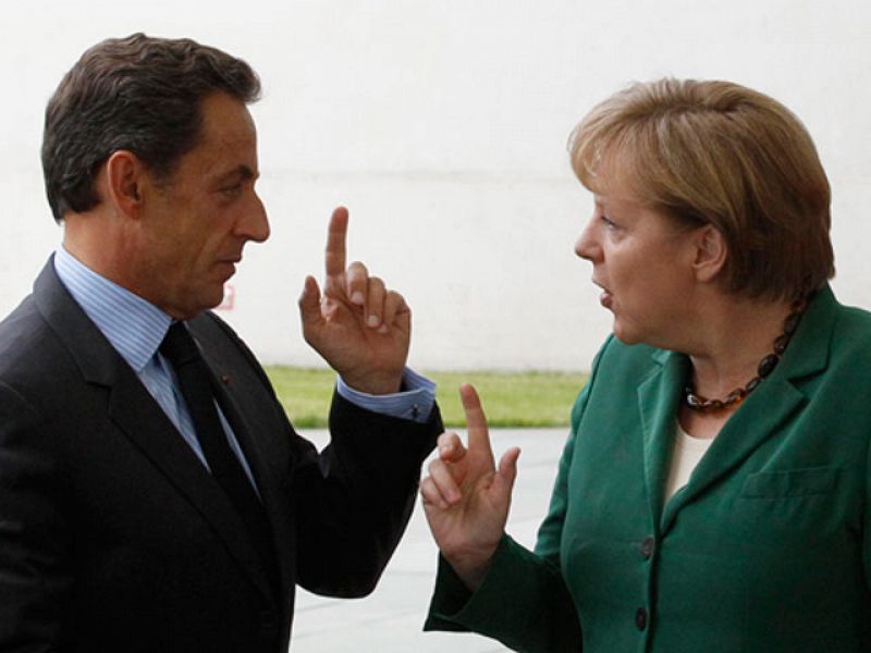 Merkel y Sarkozy alcanzan una "posición común" para a la cumbre del Eurogrupo sobre Grecia