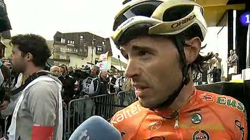 Samuel Sánchez: "Lo de Contador ha sido increible"