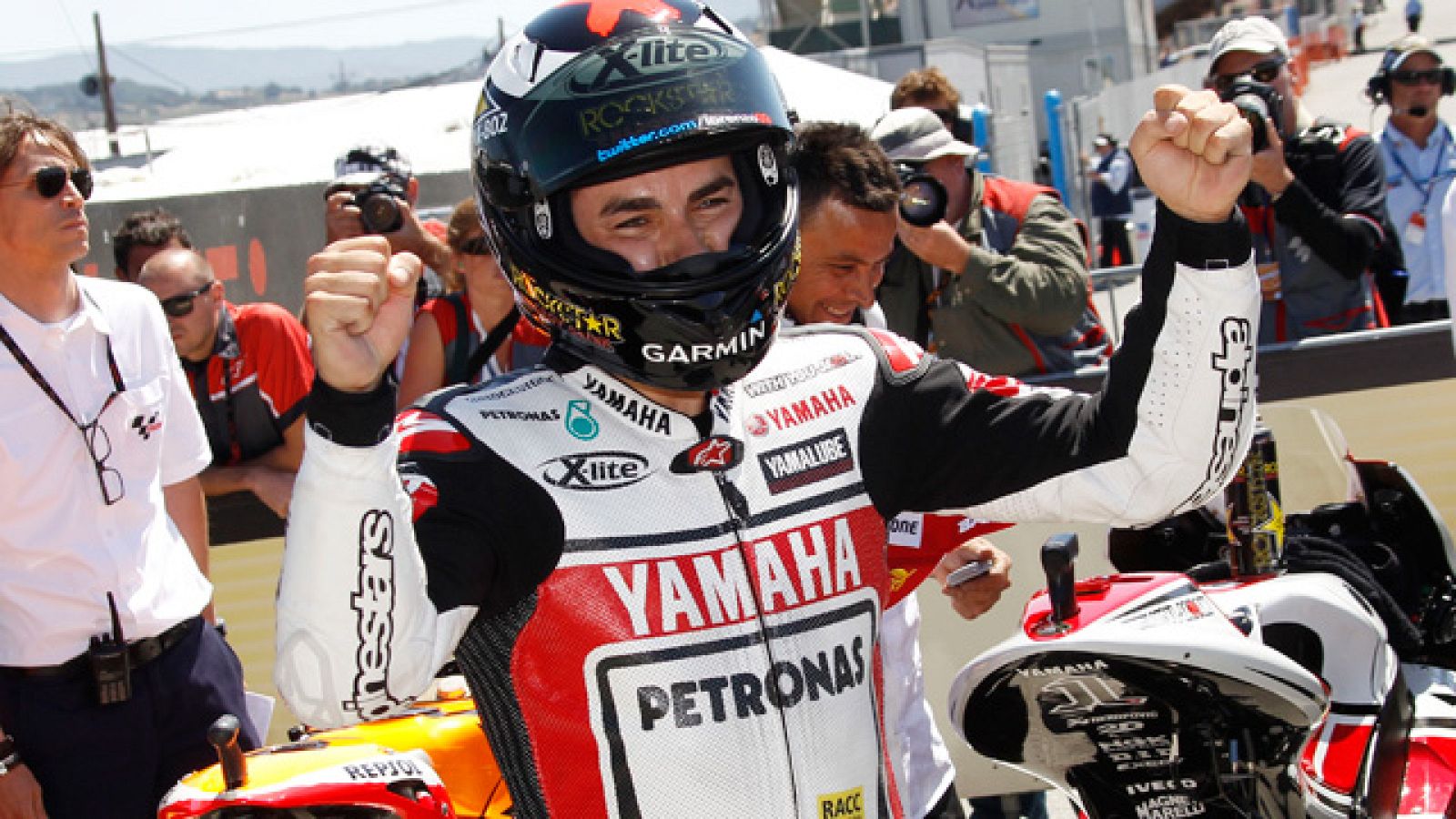 El mallorquín ha sumado su segunda 'pole' del año en Laguna Seca. Casey Stoner y Dani Pedrosa han sido segundo y tercero respectivamente.