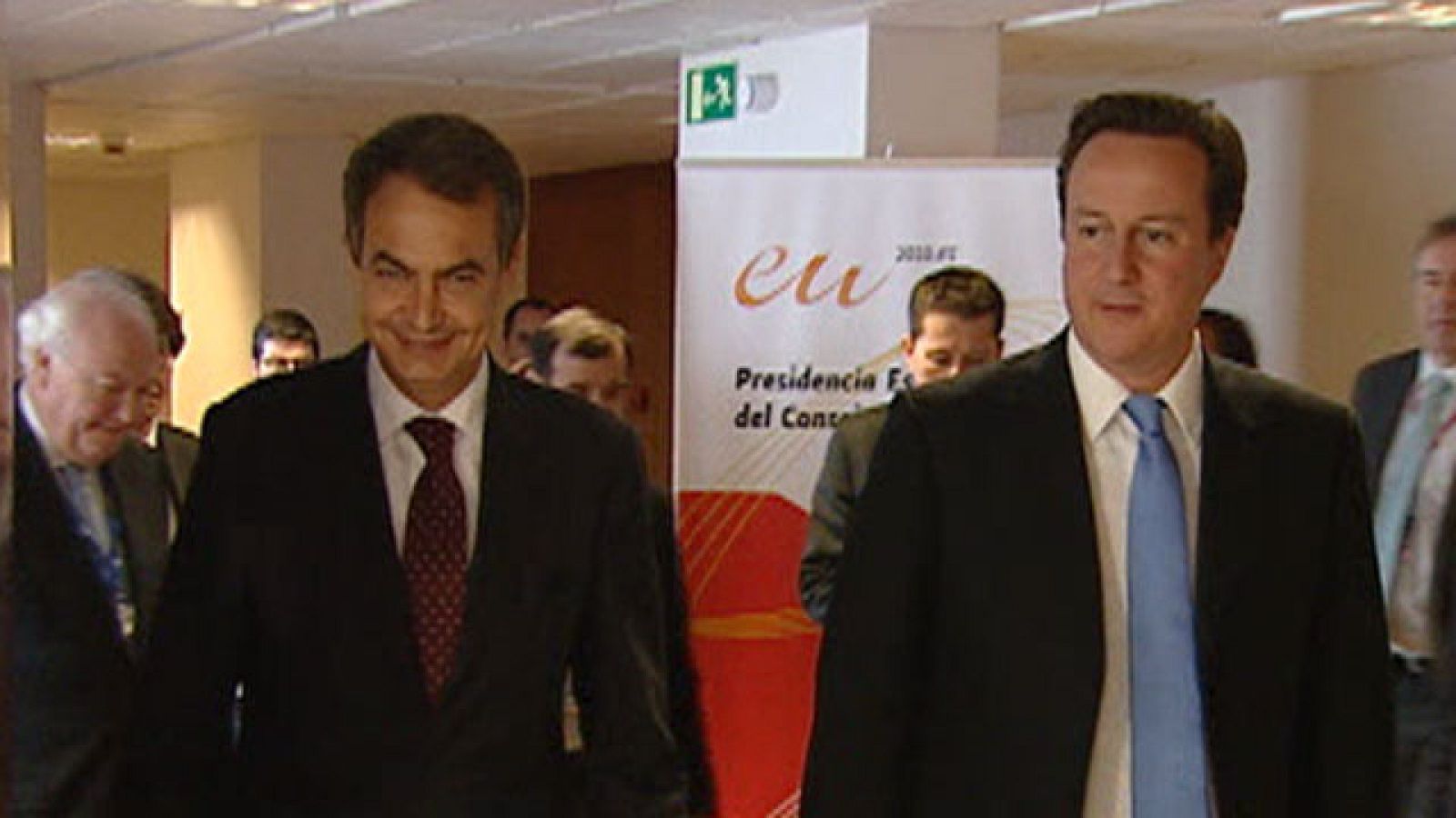 Primera reunión oficial de Zapater y el primer ministro británico