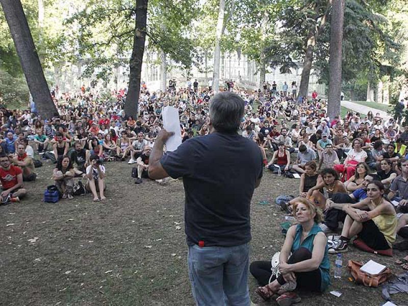 Los 'indignados' marcharán de Madrid a Bruselas