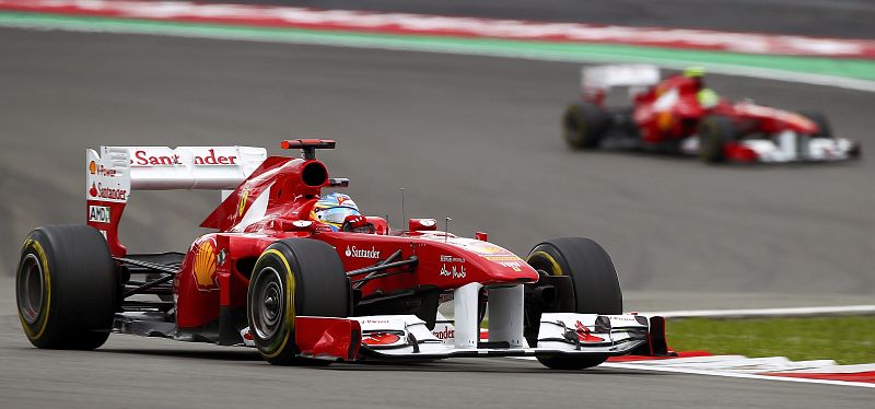 Alonso y Massa, contentos con las mejoras de Ferrari
