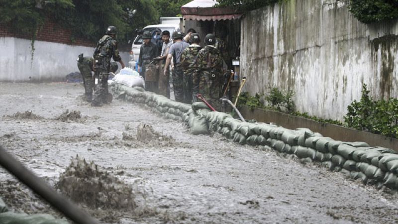 Las lluvias en Corea del Sur han dejado ya 41 muertos y 8 desaparecidos