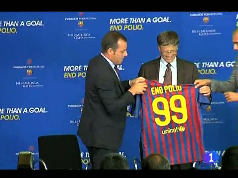 El FC Barcelona se alía con Bill Gates